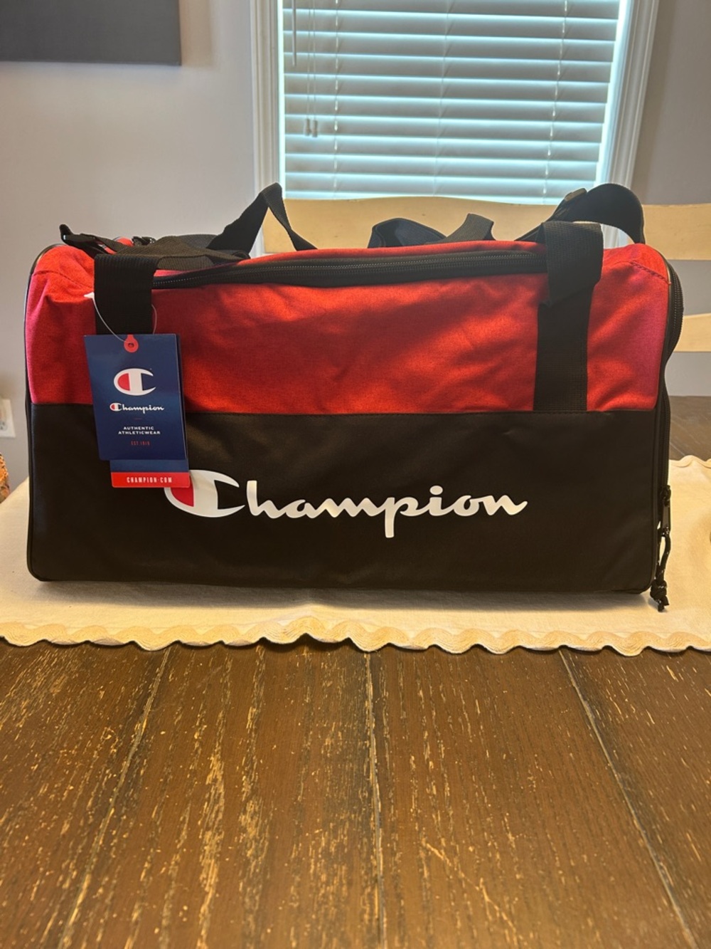 Champion Prologue Duffle Bag.  Red.  NWT